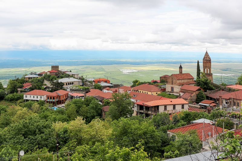 Panoramic view of Sighnaghi, the walled city of Kakheti — 2